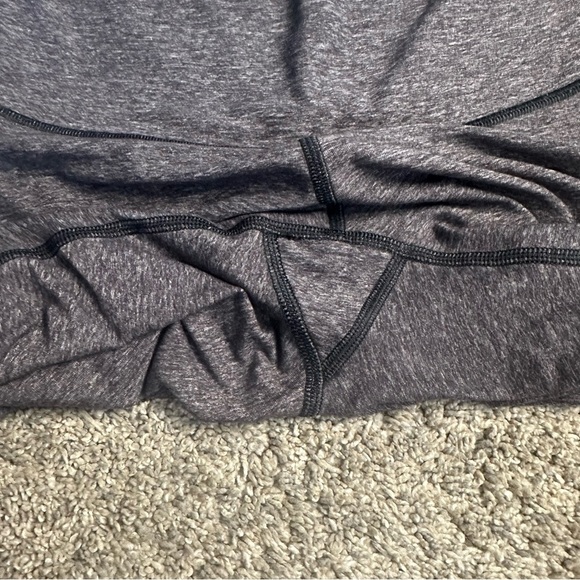 Lululemon Wunder Under Pant leggings 2 gray roll over full length yoga high low - Picture 6 of 8